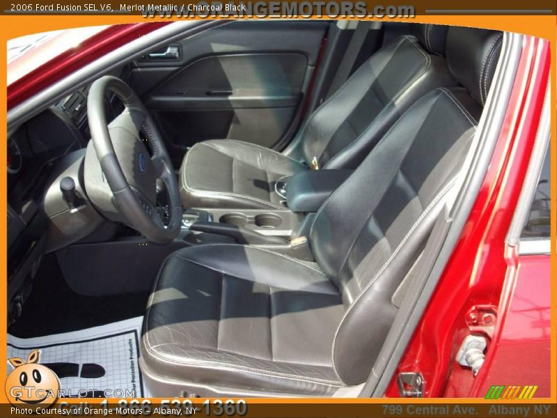 Merlot Metallic / Charcoal Black 2006 Ford Fusion SEL V6