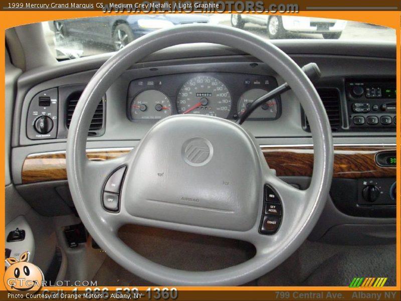 Medium Grey Metallic / Light Graphite 1999 Mercury Grand Marquis GS