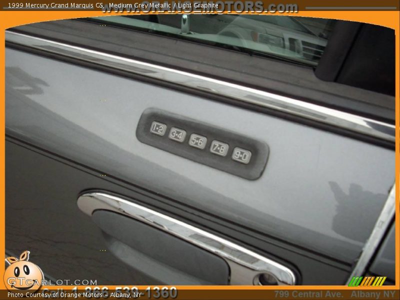Medium Grey Metallic / Light Graphite 1999 Mercury Grand Marquis GS