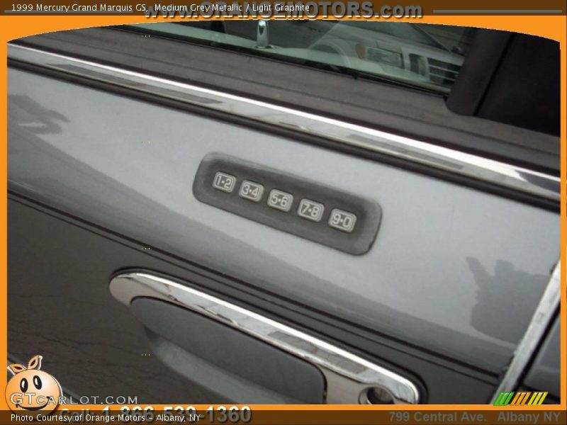 Medium Grey Metallic / Light Graphite 1999 Mercury Grand Marquis GS