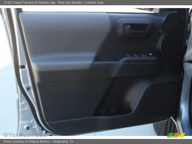 Silver Sky Metallic / Cement Gray 2018 Toyota Tacoma SR Double Cab