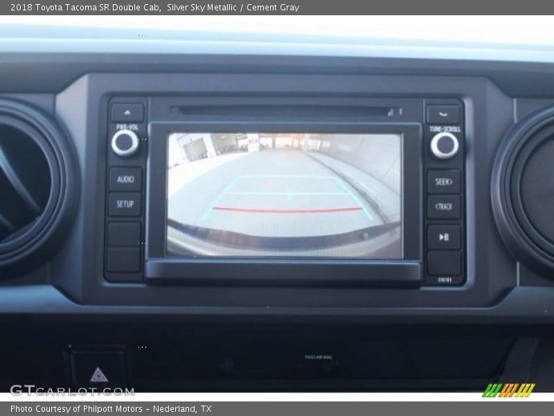 Silver Sky Metallic / Cement Gray 2018 Toyota Tacoma SR Double Cab