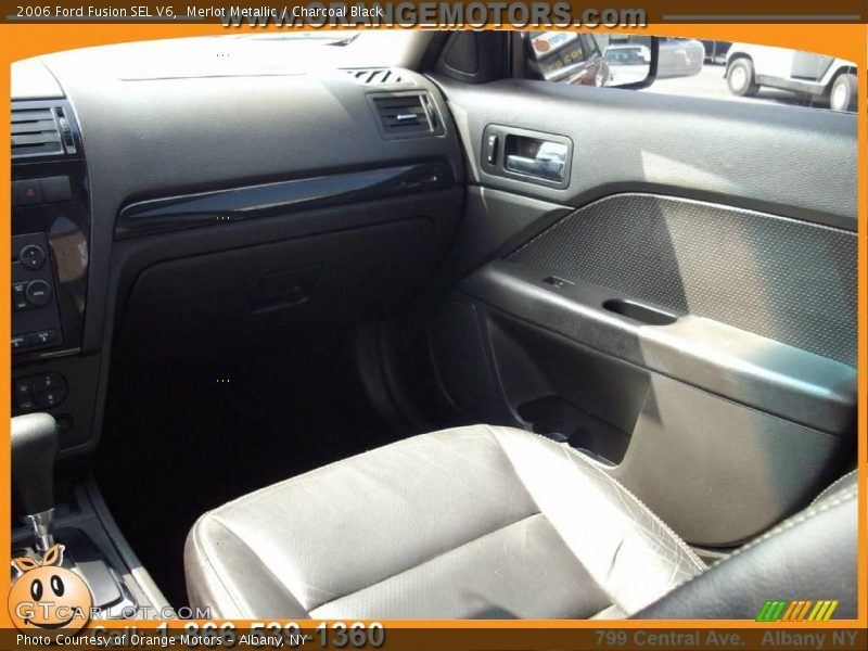 Merlot Metallic / Charcoal Black 2006 Ford Fusion SEL V6