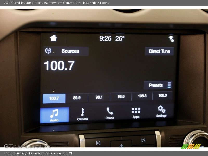 Magnetic / Ebony 2017 Ford Mustang EcoBoost Premium Convertible