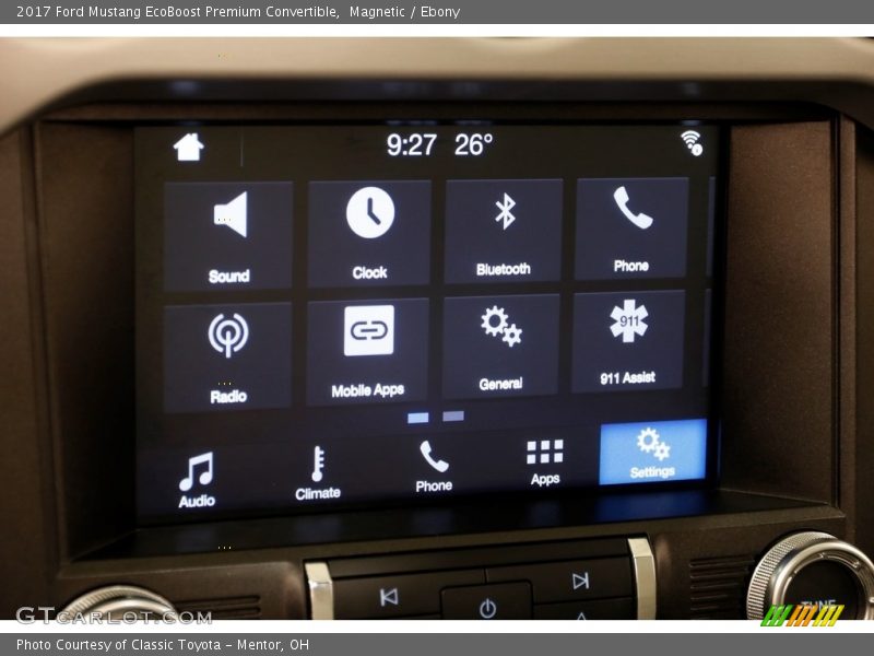 Magnetic / Ebony 2017 Ford Mustang EcoBoost Premium Convertible