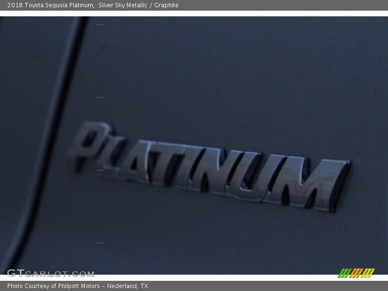 Silver Sky Metallic / Graphite 2018 Toyota Sequoia Platinum