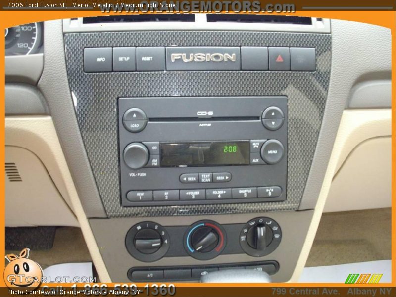 Merlot Metallic / Medium Light Stone 2006 Ford Fusion SE