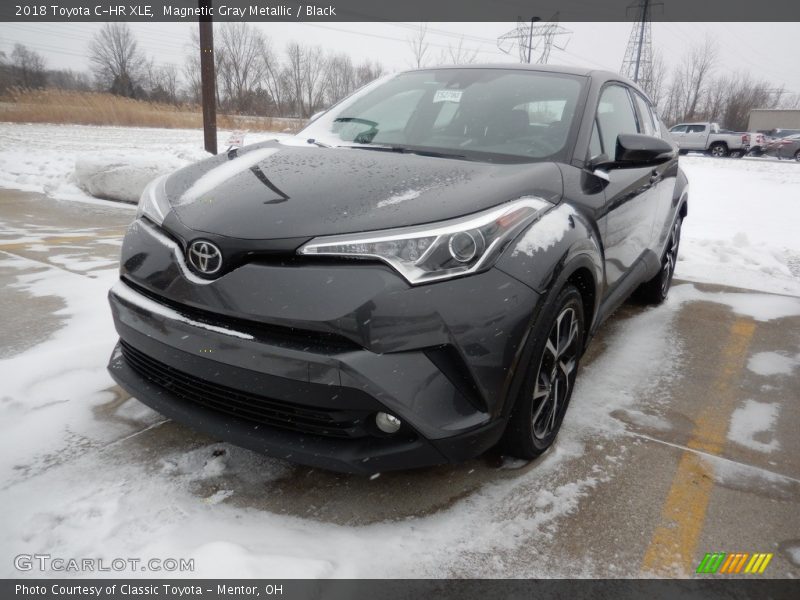Magnetic Gray Metallic / Black 2018 Toyota C-HR XLE