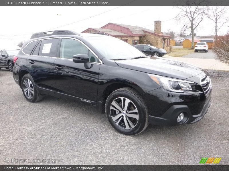 Crystal Black Silica / Black 2018 Subaru Outback 2.5i Limited
