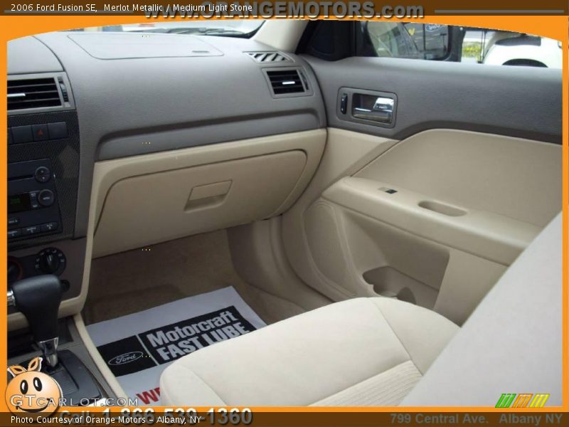 Merlot Metallic / Medium Light Stone 2006 Ford Fusion SE