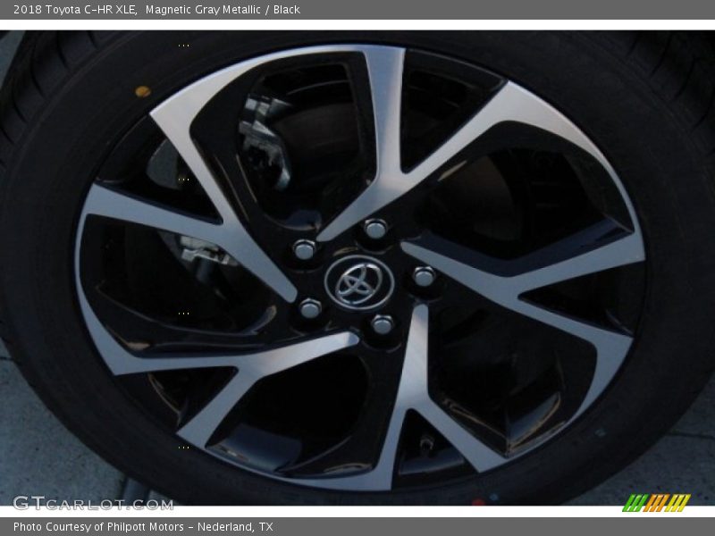 Magnetic Gray Metallic / Black 2018 Toyota C-HR XLE