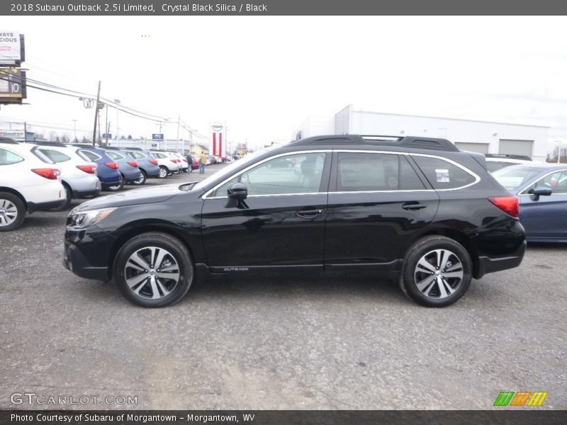 Crystal Black Silica / Black 2018 Subaru Outback 2.5i Limited