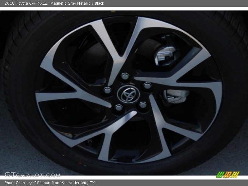 Magnetic Gray Metallic / Black 2018 Toyota C-HR XLE