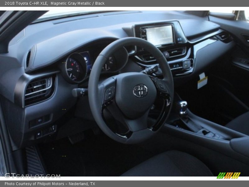 Magnetic Gray Metallic / Black 2018 Toyota C-HR XLE