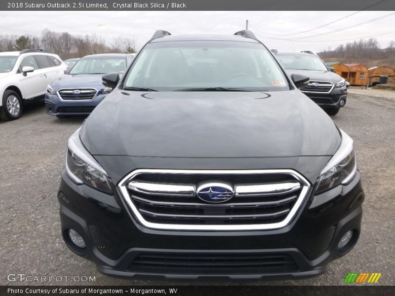 Crystal Black Silica / Black 2018 Subaru Outback 2.5i Limited