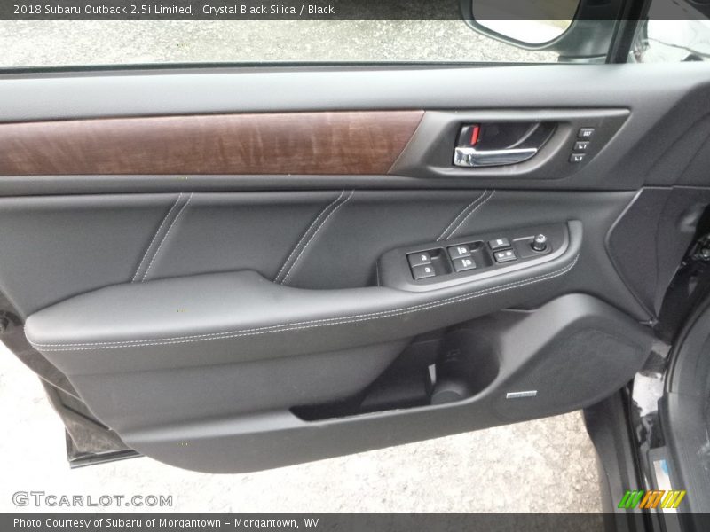 Crystal Black Silica / Black 2018 Subaru Outback 2.5i Limited
