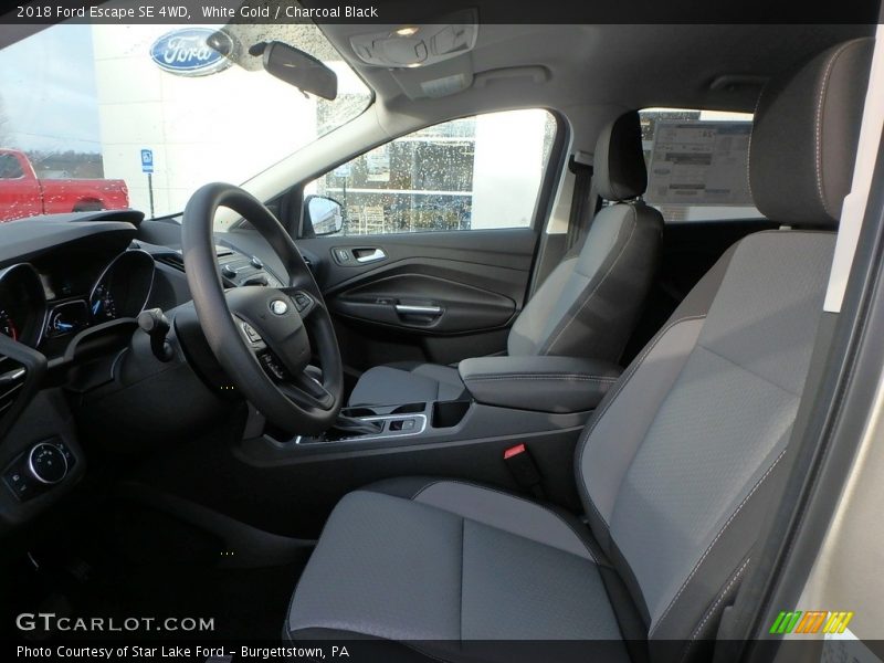 White Gold / Charcoal Black 2018 Ford Escape SE 4WD