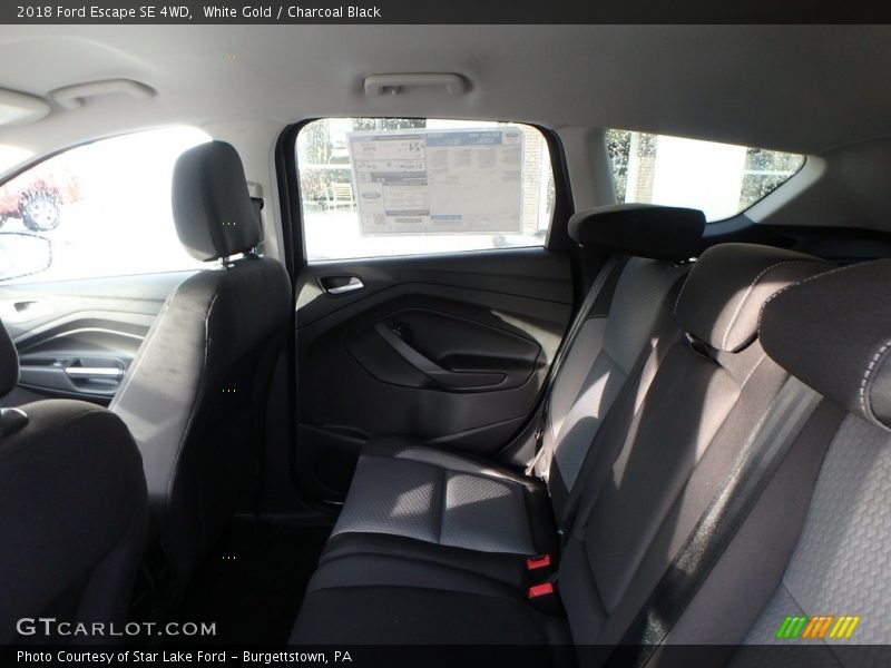 White Gold / Charcoal Black 2018 Ford Escape SE 4WD