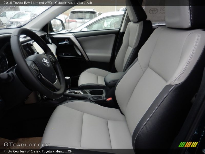 Galactic Aqua Mica / Ash 2018 Toyota RAV4 Limited AWD