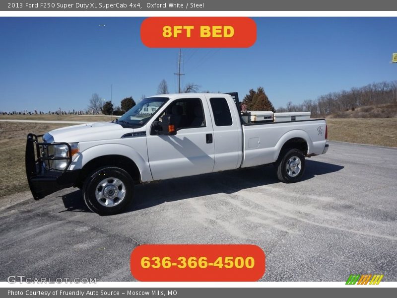 Oxford White / Steel 2013 Ford F250 Super Duty XL SuperCab 4x4