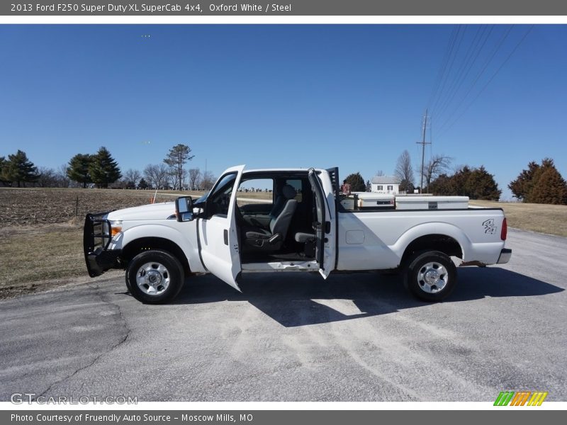 Oxford White / Steel 2013 Ford F250 Super Duty XL SuperCab 4x4