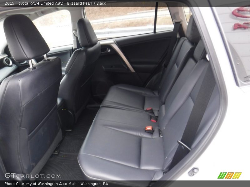 Blizzard Pearl / Black 2015 Toyota RAV4 Limited AWD