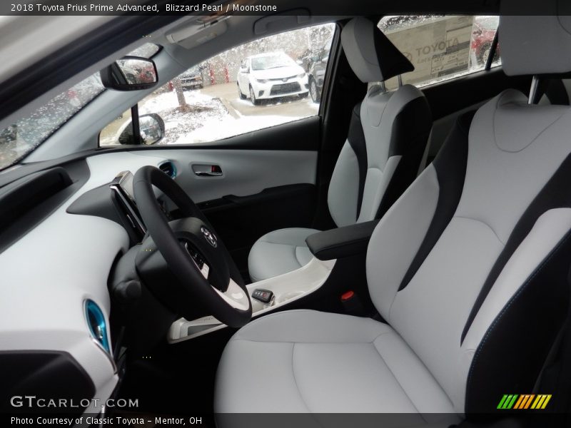  2018 Prius Prime Advanced Moonstone Interior