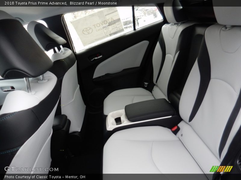 Rear Seat of 2018 Prius Prime Advanced