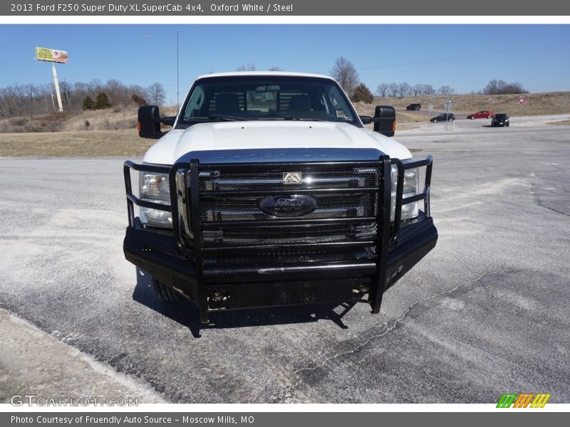 Oxford White / Steel 2013 Ford F250 Super Duty XL SuperCab 4x4