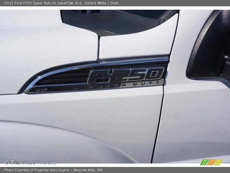 Oxford White / Steel 2013 Ford F250 Super Duty XL SuperCab 4x4