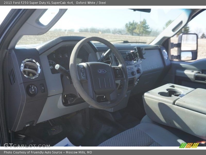 Oxford White / Steel 2013 Ford F250 Super Duty XL SuperCab 4x4