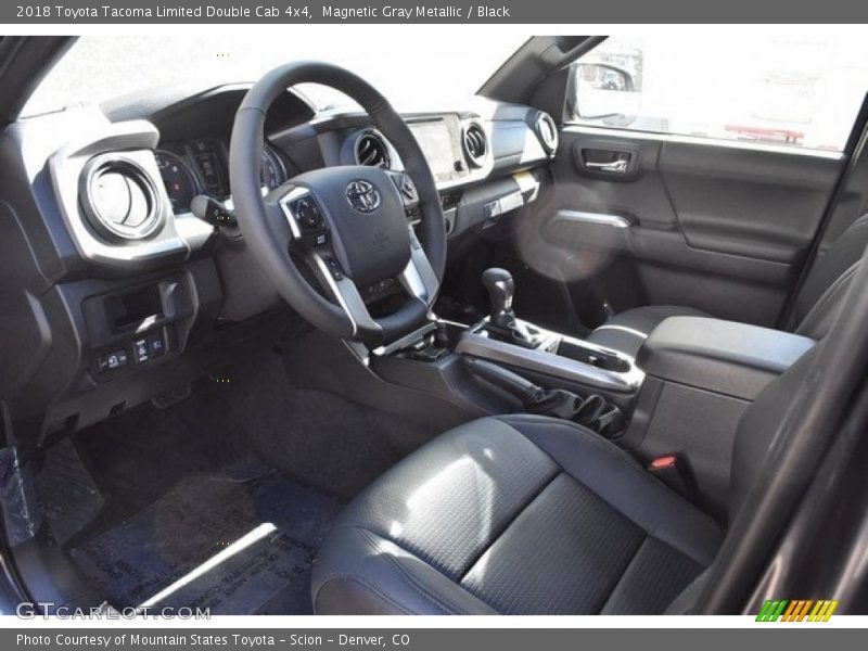 Magnetic Gray Metallic / Black 2018 Toyota Tacoma Limited Double Cab 4x4