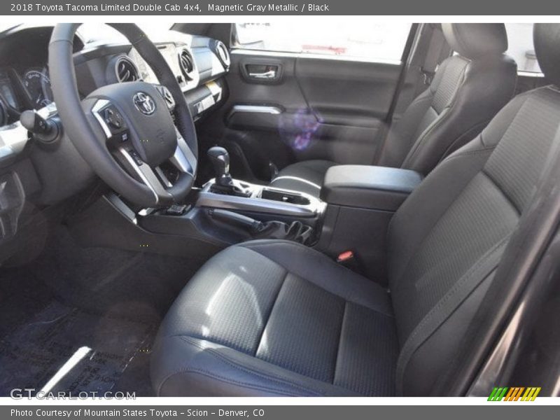 Magnetic Gray Metallic / Black 2018 Toyota Tacoma Limited Double Cab 4x4