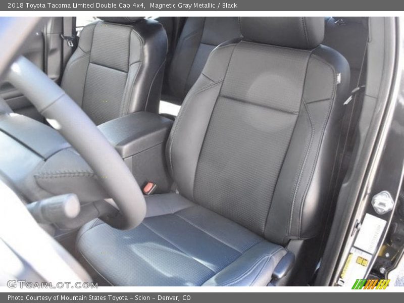 Magnetic Gray Metallic / Black 2018 Toyota Tacoma Limited Double Cab 4x4