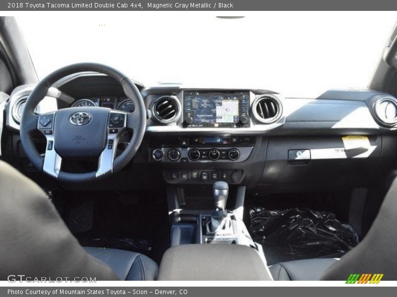 Magnetic Gray Metallic / Black 2018 Toyota Tacoma Limited Double Cab 4x4