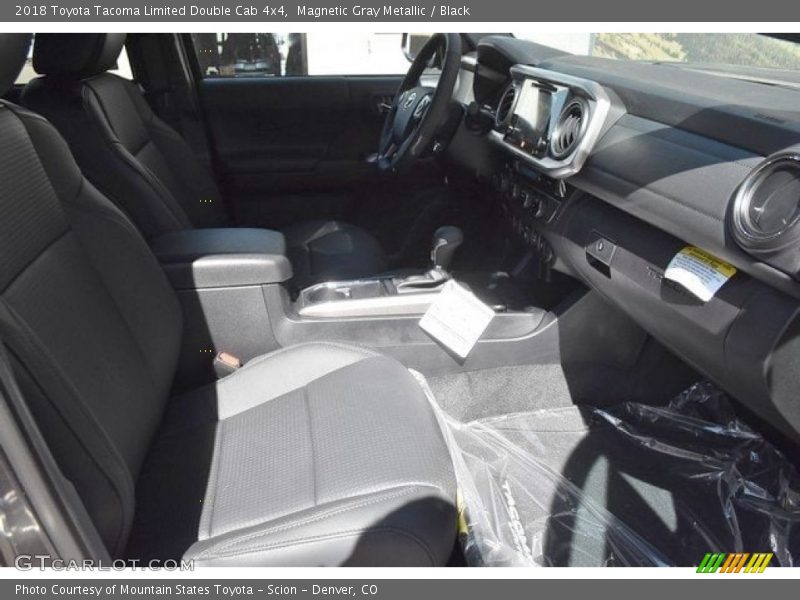 Magnetic Gray Metallic / Black 2018 Toyota Tacoma Limited Double Cab 4x4