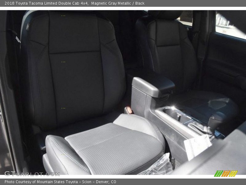 Magnetic Gray Metallic / Black 2018 Toyota Tacoma Limited Double Cab 4x4