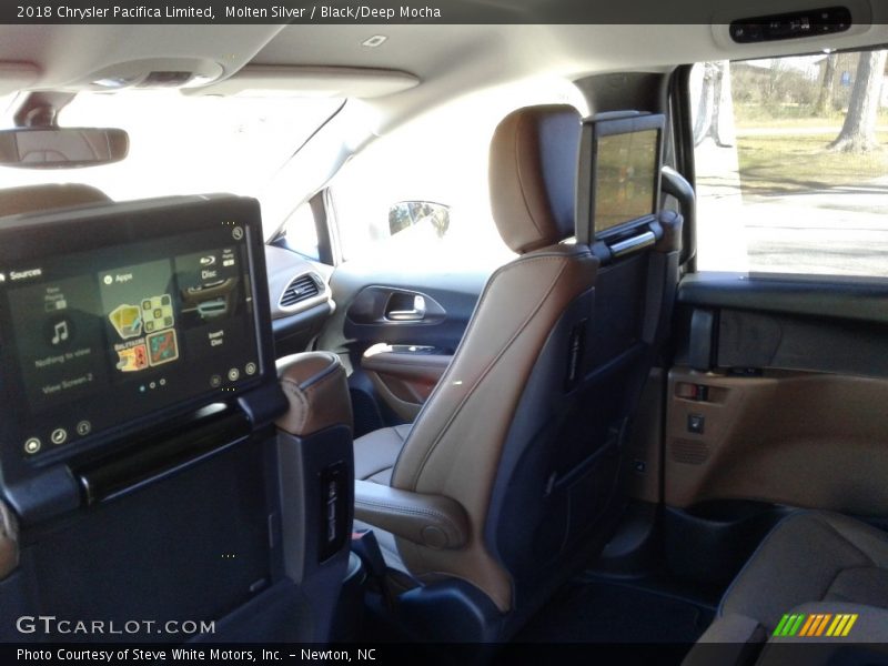 Molten Silver / Black/Deep Mocha 2018 Chrysler Pacifica Limited