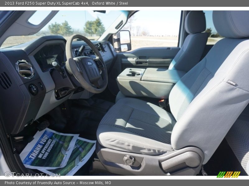 Oxford White / Steel 2013 Ford F250 Super Duty XL SuperCab 4x4