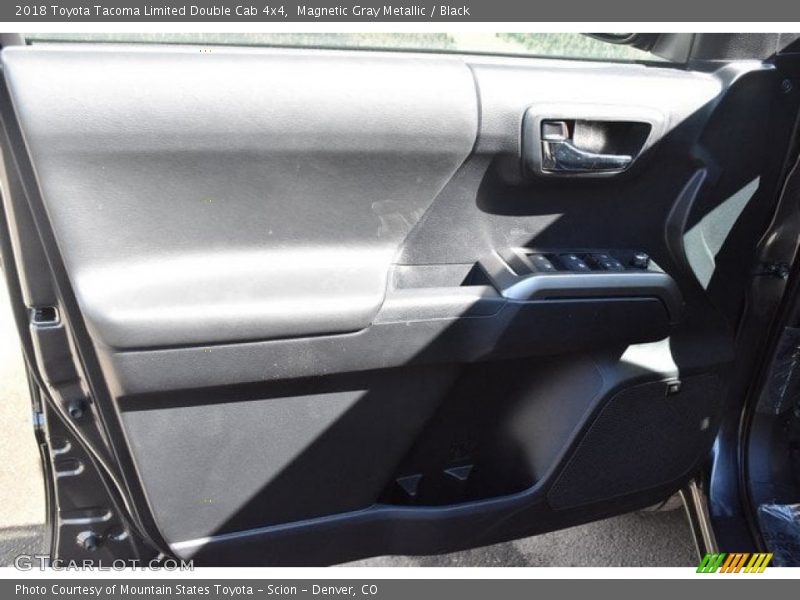 Magnetic Gray Metallic / Black 2018 Toyota Tacoma Limited Double Cab 4x4