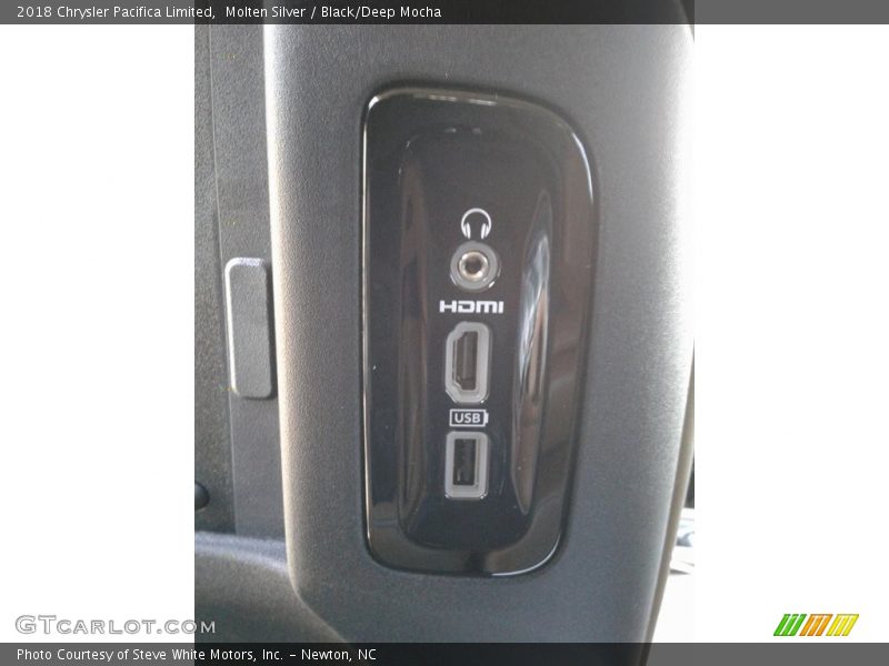 Molten Silver / Black/Deep Mocha 2018 Chrysler Pacifica Limited