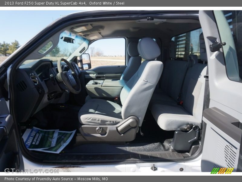 Oxford White / Steel 2013 Ford F250 Super Duty XL SuperCab 4x4