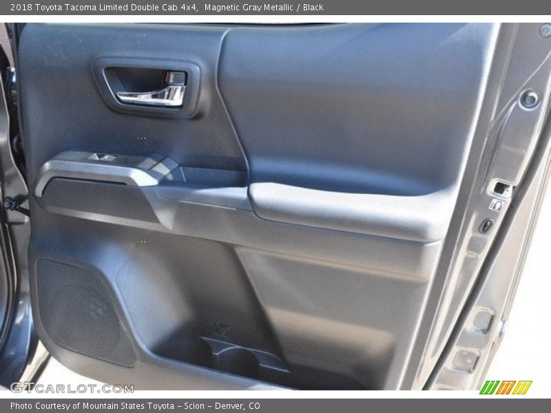 Magnetic Gray Metallic / Black 2018 Toyota Tacoma Limited Double Cab 4x4