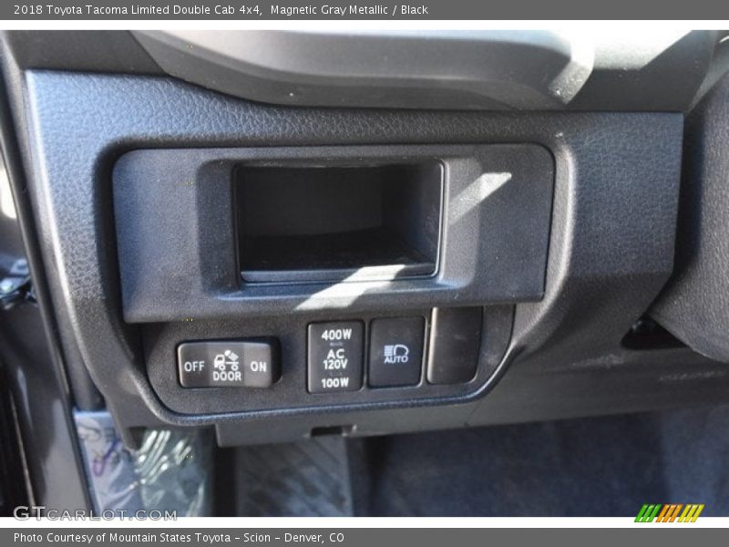 Magnetic Gray Metallic / Black 2018 Toyota Tacoma Limited Double Cab 4x4