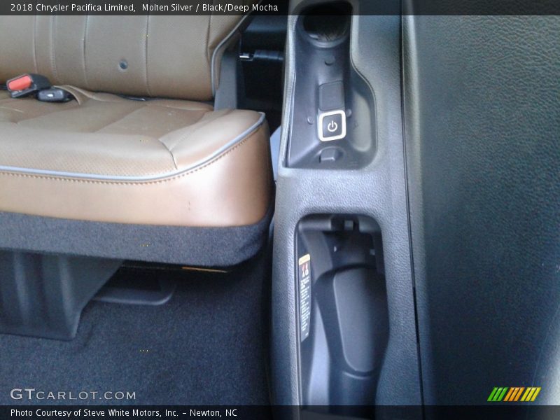 Molten Silver / Black/Deep Mocha 2018 Chrysler Pacifica Limited