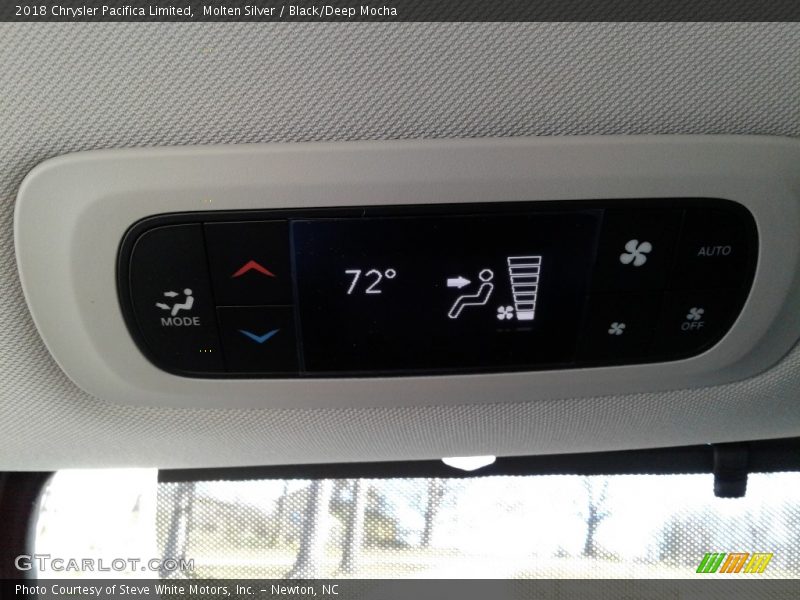 Molten Silver / Black/Deep Mocha 2018 Chrysler Pacifica Limited