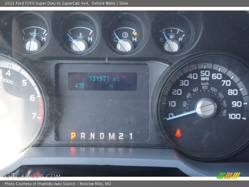 Oxford White / Steel 2013 Ford F250 Super Duty XL SuperCab 4x4