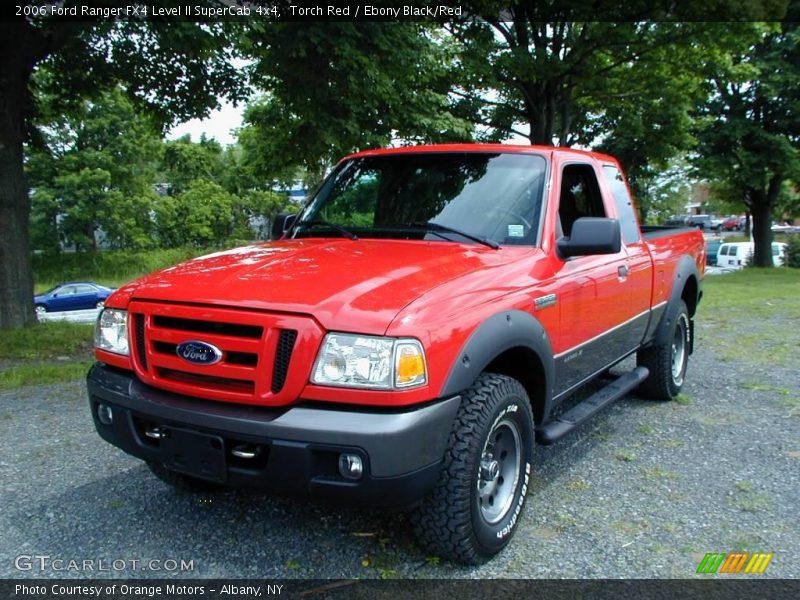 Torch Red / Ebony Black/Red 2006 Ford Ranger FX4 Level II SuperCab 4x4