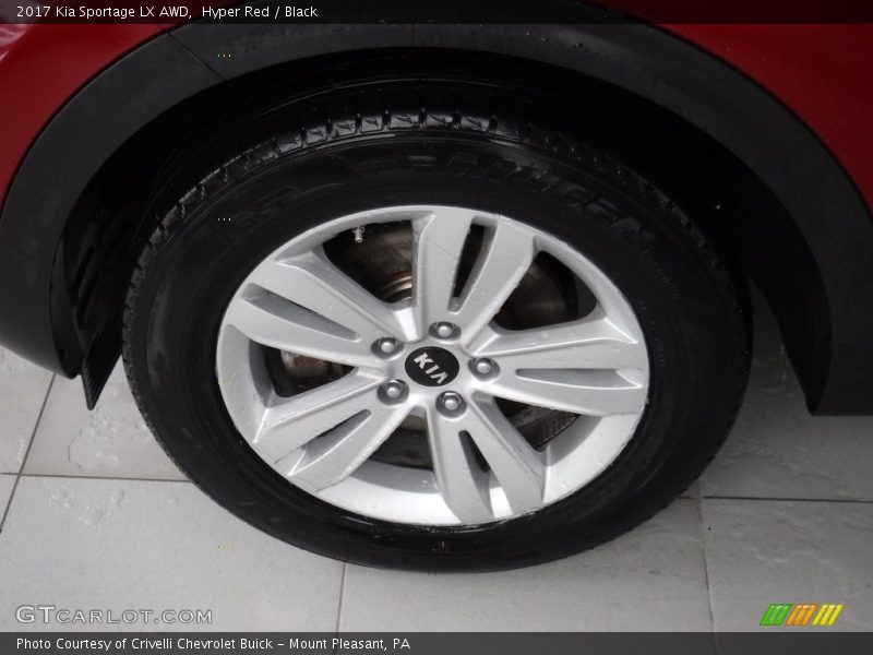 Hyper Red / Black 2017 Kia Sportage LX AWD