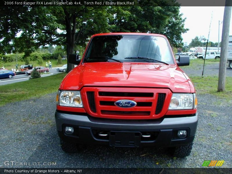 Torch Red / Ebony Black/Red 2006 Ford Ranger FX4 Level II SuperCab 4x4